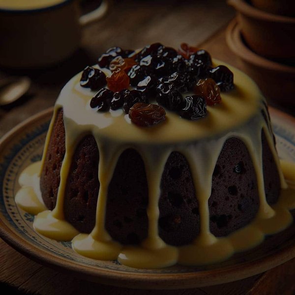Can You Create a Traditional English Pudding with a Luxurious Custard Sauce?