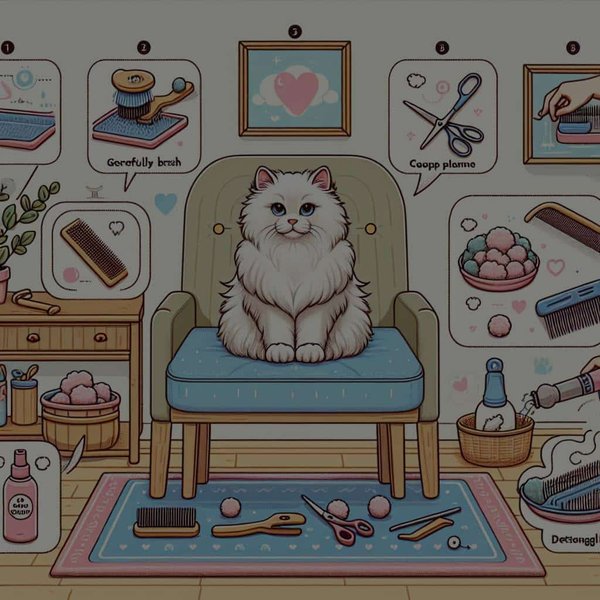 How to Develop a Grooming Routine for a Cat with Matting Issues?